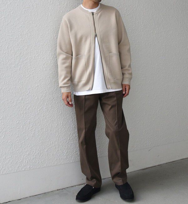 SHIPS any「SHIPS any: 〈洗濯機可能〉センタークリース ステッチ セミワイド イージー チノパンツ◇」|チノ|