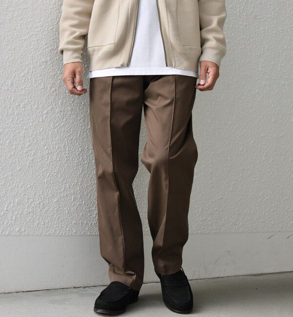 SHIPS any「SHIPS any: 〈洗濯機可能〉センタークリース ステッチ セミワイド イージー チノパンツ◇」|チノ|