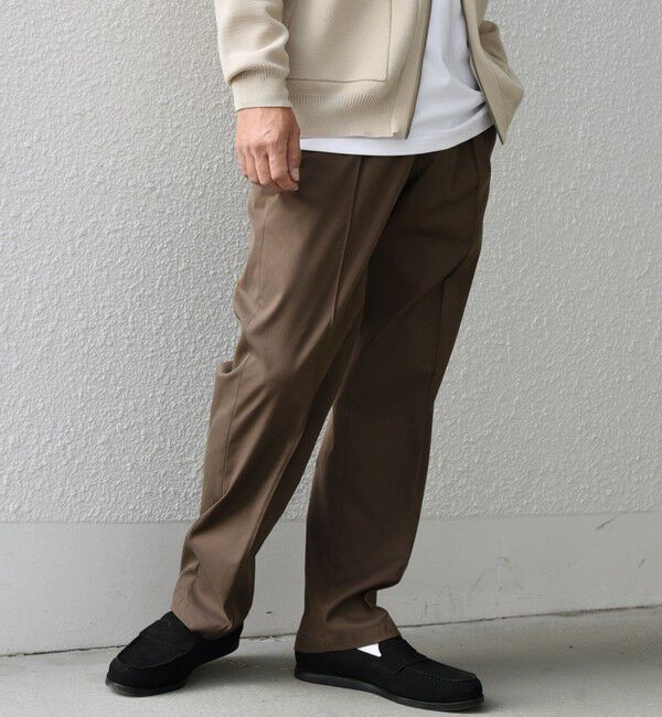 SHIPS any「SHIPS any: 〈洗濯機可能〉センタークリース ステッチ セミワイド イージー チノパンツ◇」|チノ|