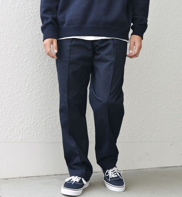 SHIPS any「SHIPS any: 〈洗濯機可能〉センタークリース ステッチ セミワイド イージー チノパンツ◇」|チノ|