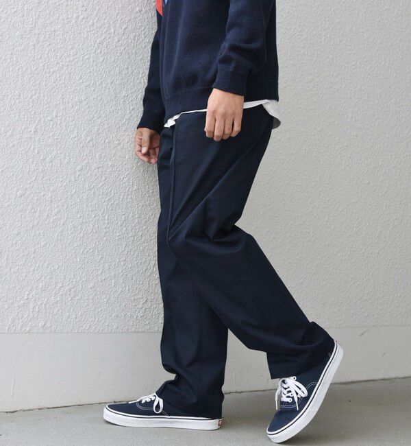 SHIPS any「SHIPS any: 〈洗濯機可能〉センタークリース ステッチ セミワイド イージー チノパンツ◇」|チノ|