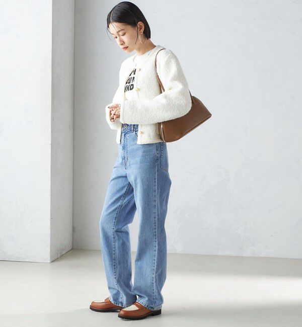 SHIPS for women「〈手洗い可能〉メタル釦 パイル ジャケット」|その他|