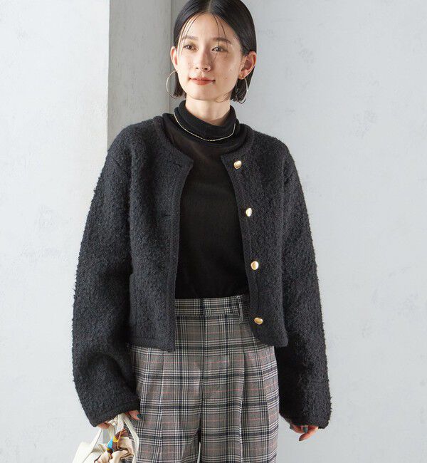 SHIPS for women「〈手洗い可能〉メタル釦 パイル ジャケット」|その他|