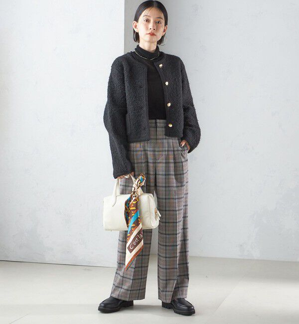 SHIPS for women「〈手洗い可能〉メタル釦 パイル ジャケット」|その他|