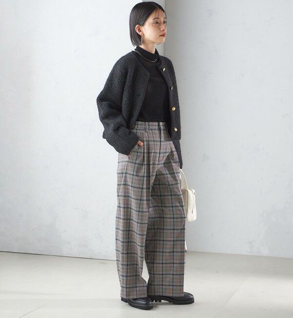 SHIPS for women「〈手洗い可能〉メタル釦 パイル ジャケット」|その他|