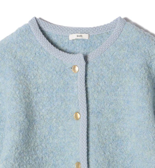 SHIPS for women「〈手洗い可能〉メタル釦 パイル ジャケット」|その他|