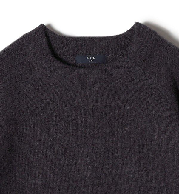 SHIPS Colors 「SHIPS Colors:フォックス アンゴラ ミックス クルーネック ニット」|ニット・セーター|