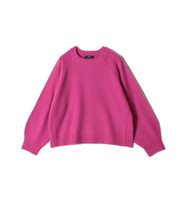 SHIPS Colors 「SHIPS Colors:フォックス アンゴラ ミックス クルーネック ニット」|ニット・セーター|