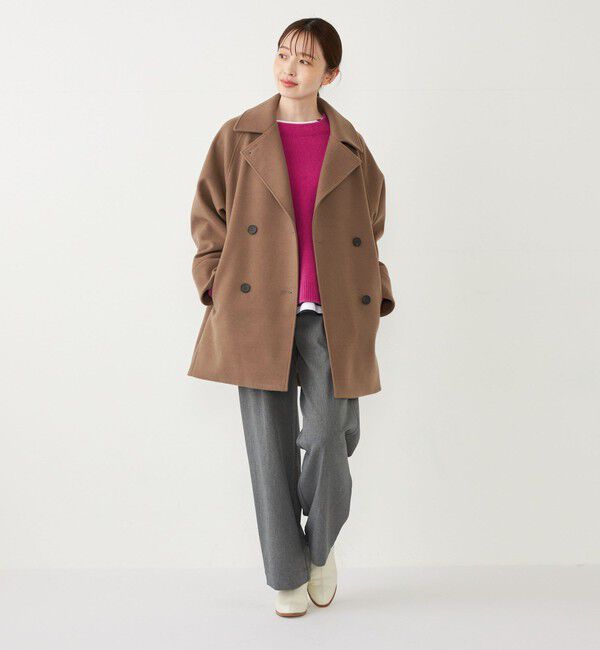 SHIPS Colors 「SHIPS Colors:フォックス アンゴラ ミックス クルーネック ニット」|ニット・セーター|