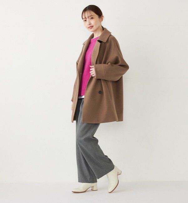 SHIPS Colors 「SHIPS Colors:フォックス アンゴラ ミックス クルーネック ニット」|ニット・セーター|