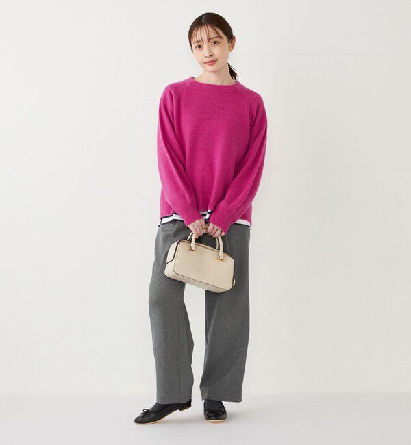 SHIPS Colors 「SHIPS Colors:フォックス アンゴラ ミックス クルーネック ニット」|ニット・セーター|