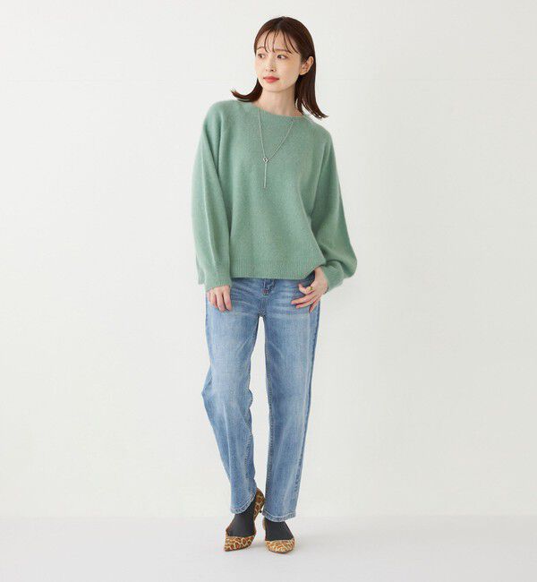 SHIPS Colors 「SHIPS Colors:フォックス アンゴラ ミックス クルーネック ニット」|ニット・セーター|