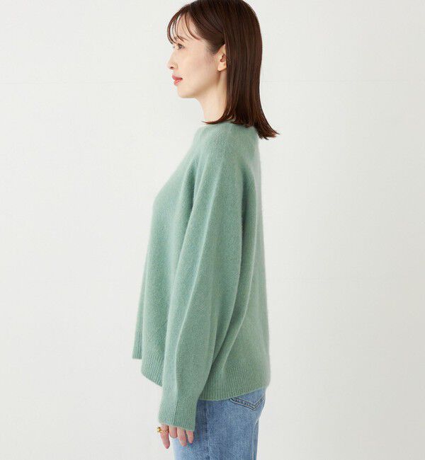 SHIPS Colors 「SHIPS Colors:フォックス アンゴラ ミックス クルーネック ニット」|ニット・セーター|