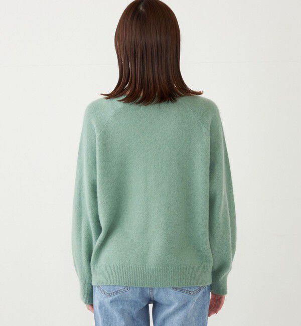 SHIPS Colors 「SHIPS Colors:フォックス アンゴラ ミックス クルーネック ニット」|ニット・セーター|