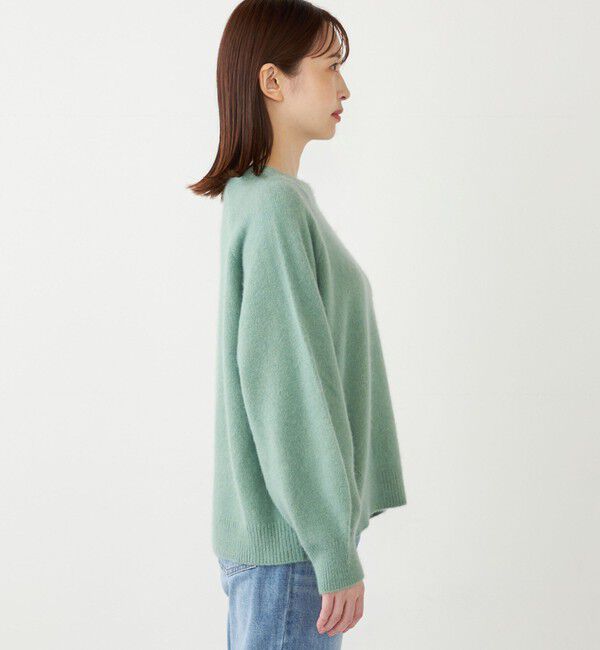 SHIPS Colors 「SHIPS Colors:フォックス アンゴラ ミックス クルーネック ニット」|ニット・セーター|