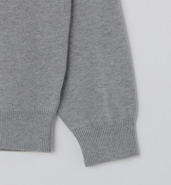 SHIPS「ALANPAINE: 12ゲージ ウール/コットン ファネルネック ジップアップ ニット」|ニット・セーター|