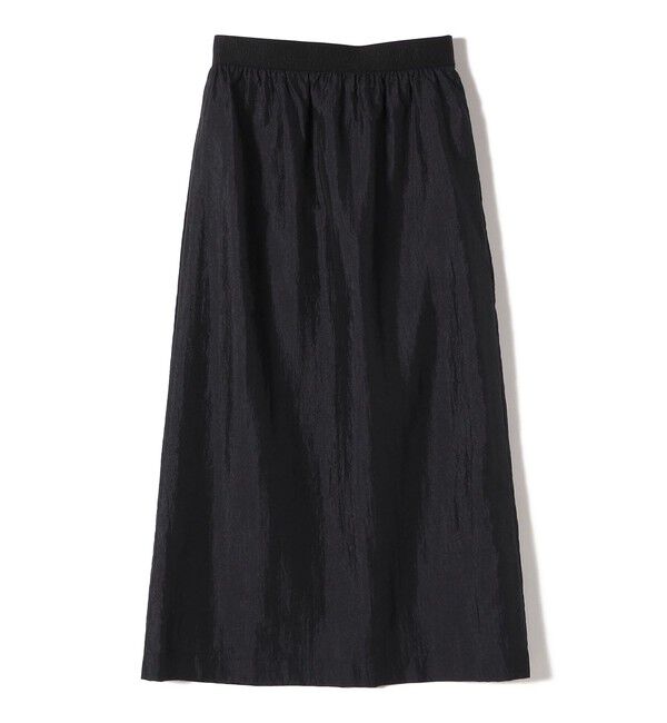 SHIPS for women「〈手洗い可能〉シアー シャイニー ウエスト ゴム ギャザー スカート」|スカート|