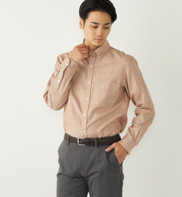 SHIPS Colors 「SHIPS Colors:ギンガムチェック ボタンダウン シャツ◇」|シャツ・ブラウス|