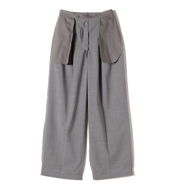 SHIPS for women「〈手洗い可能〉トロピカル タック パンツ（セットアップ対応）」|スラックス|