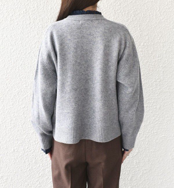 SHIPS Colors 「SHIPS Colors:〈手洗い可能〉CASHMILE(R) サドルショルダー ニット」|ニット・セーター|