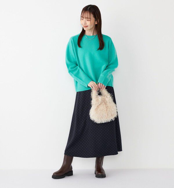 SHIPS Colors 「SHIPS Colors:〈手洗い可能〉CASHMILE(R) サドルショルダー ニット」|ニット・セーター|