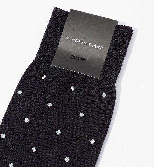 TOMORROWLAND GOODS「TOMORROWLAND コットンナイロン ドットソックス」|ソックス|