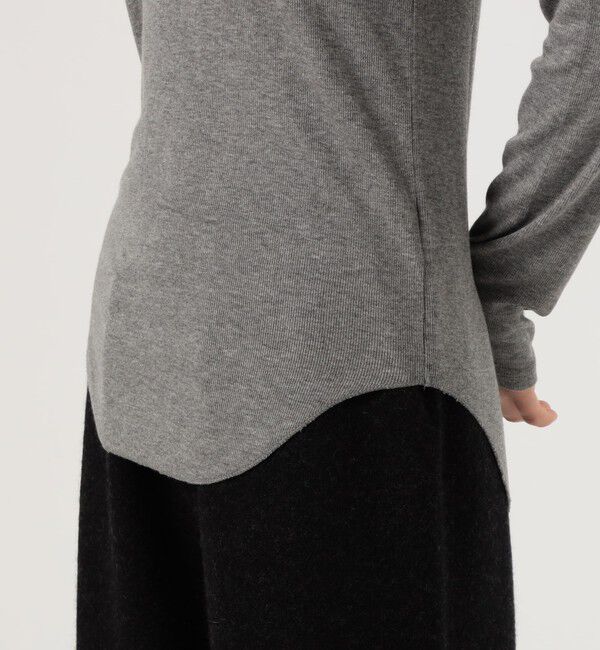 GALERIE VIE「レーヨンカシミヤジャージー ハイネックプルオーバー」|Tシャツ・カットソー|