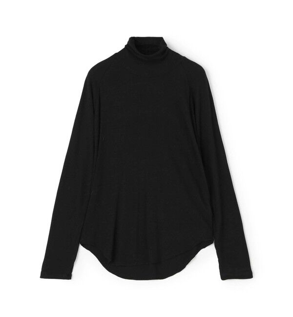 GALERIE VIE「レーヨンカシミヤジャージー ハイネックプルオーバー」|Tシャツ・カットソー|19 ブラック