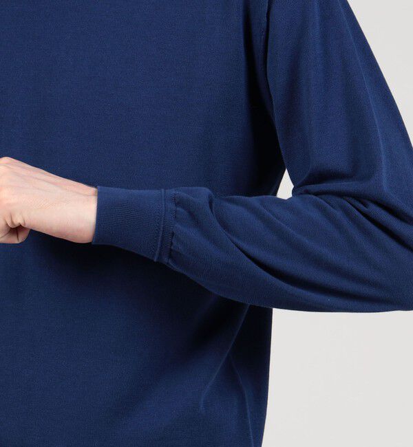 TOMORROWLAND MENS「TOMORROWLAND tricot ギザコットン クルーネックプルオーバー」|ニット・セーター|