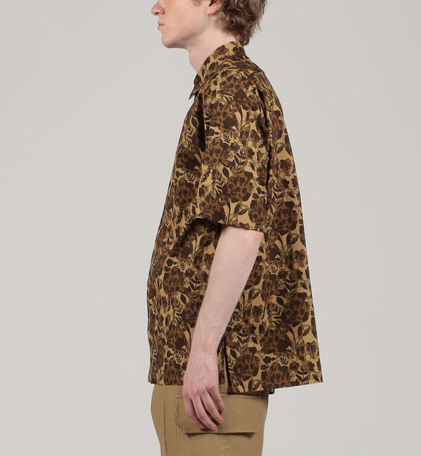 TOMORROWLAND MENS「コットン ボタニカルプリント ショートスリーブレギュラーカラーシャツ」|シャツ・ブラウス|