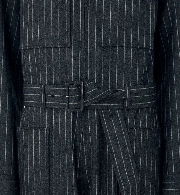 DES PRES「ウールカシミヤポプリンメルトン ジャンプスーツ」|オールインワン|