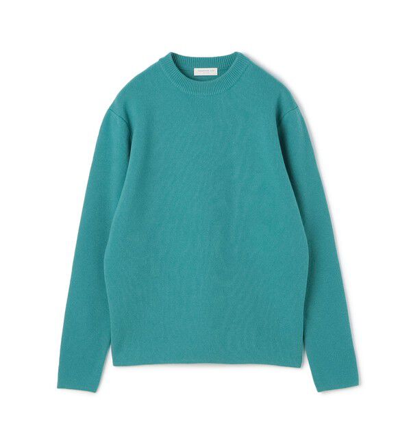TOMORROWLAND MENS「カシミヤ クルーネックプルオーバー ニット」|ニット・セーター|65 ブルー