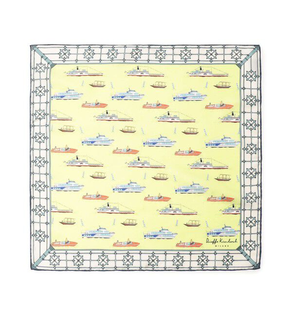 TOMORROWLAND GOODS「Kinloch シルクプリント スカーフ」|バンダナ・スカーフ|