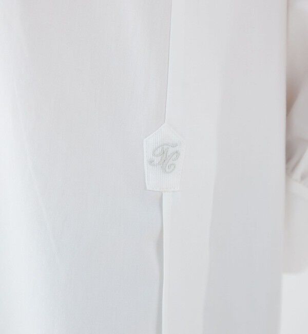 TOMORROWLAND collection「100/2コンパクトブロード ランダムタックブラウス」|シャツ・ブラウス|