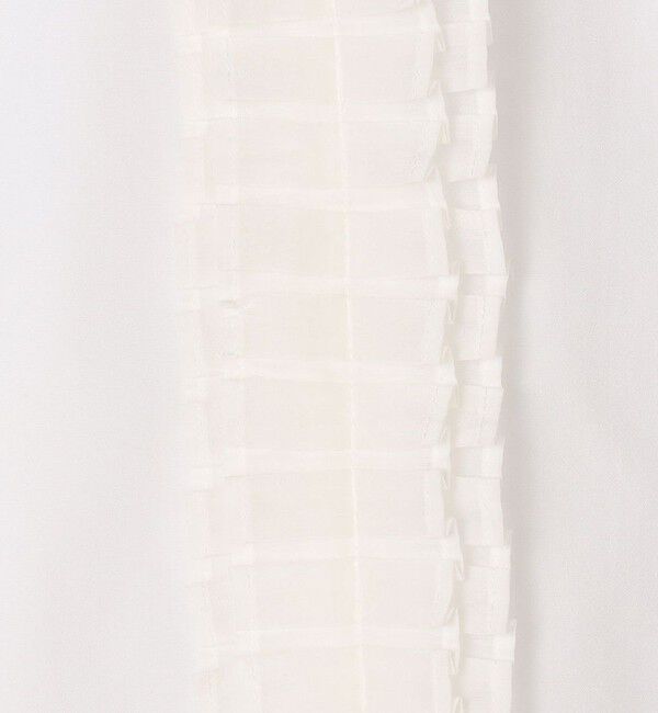 TOMORROWLAND collection「100/2コンパクトブロード ランダムタックブラウス」|シャツ・ブラウス|