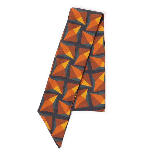 TOMORROWLAND GOODS「TOMORROWLAND シルクスカーフ」|バンダナ・スカーフ|28 オレンジ系