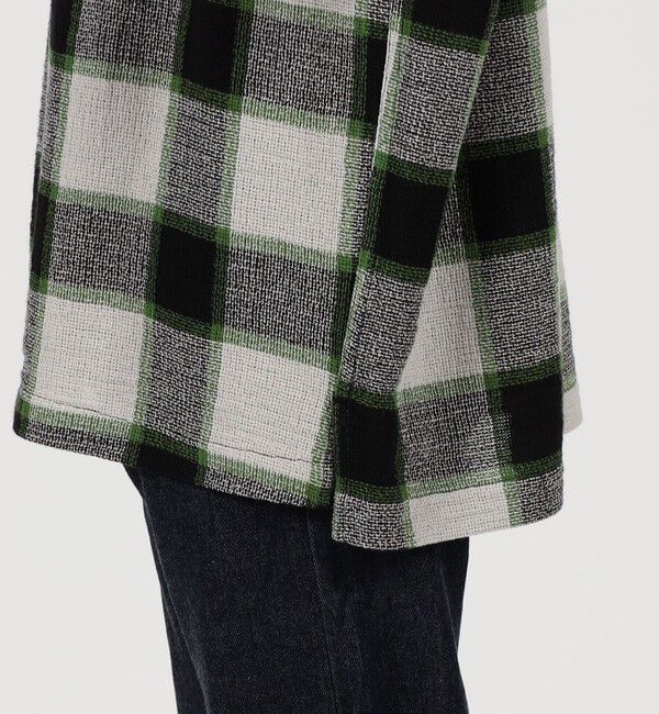 TOMORROWLAND MENS「インドコットン バスケットウィーブ ハーフスリーブシャツ」|シャツ・ブラウス|