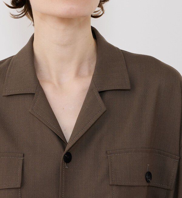 GALERIE VIE「クレープウールストレッチ ジャンプスーツ」|オールインワン|