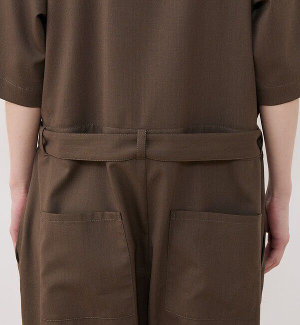 GALERIE VIE「クレープウールストレッチ ジャンプスーツ」|オールインワン|