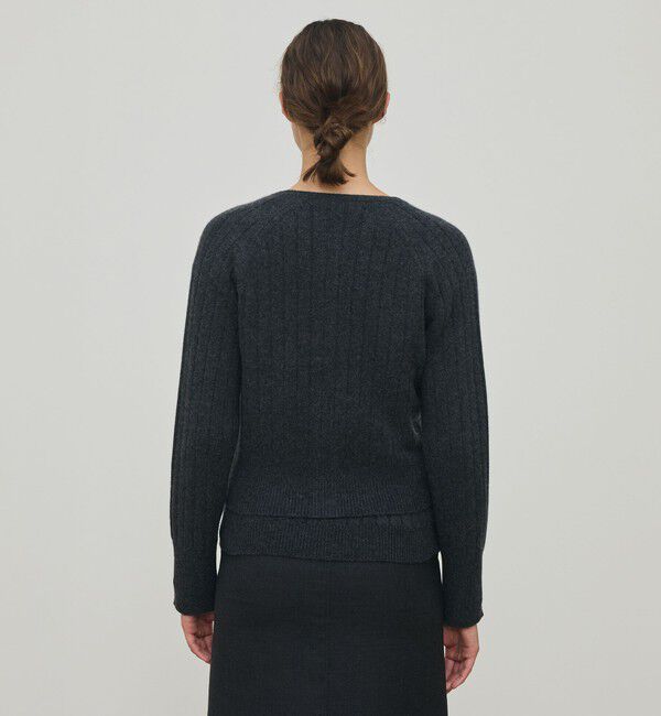 DES PRES「ベビーカシミヤ クルーネックカーディガン」|カーディガン|