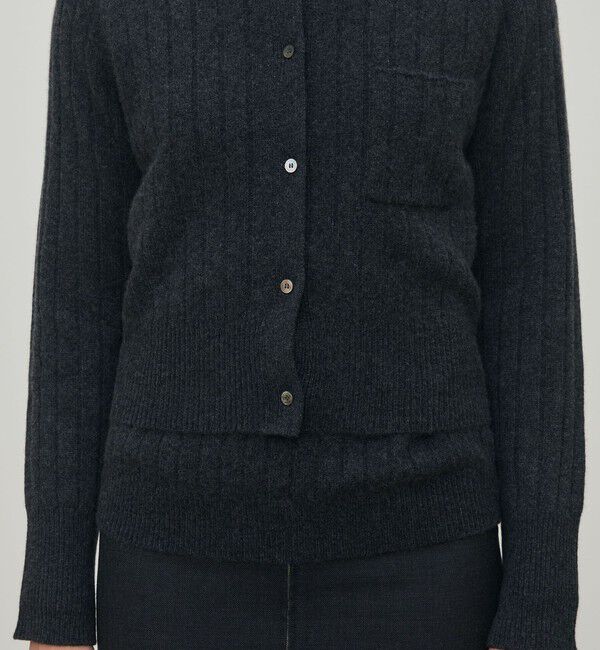 DES PRES「ベビーカシミヤ クルーネックカーディガン」|カーディガン|