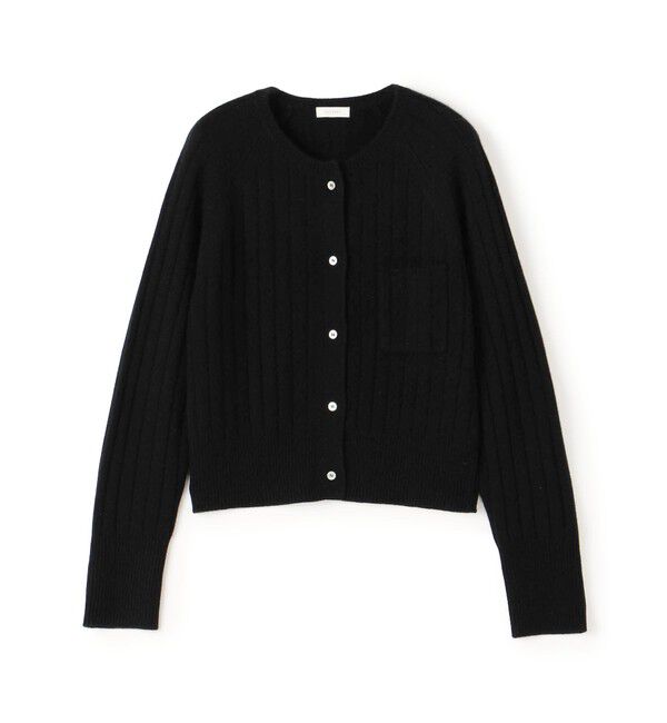 DES PRES「ベビーカシミヤ クルーネックカーディガン」|カーディガン|19 ブラック