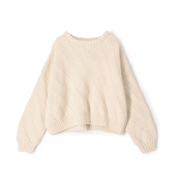 TOMORROWLAND GOODS「MAYDI COLORADO ラウンドネックプルオーバー」|ニット・セーター|11 オフホワイト