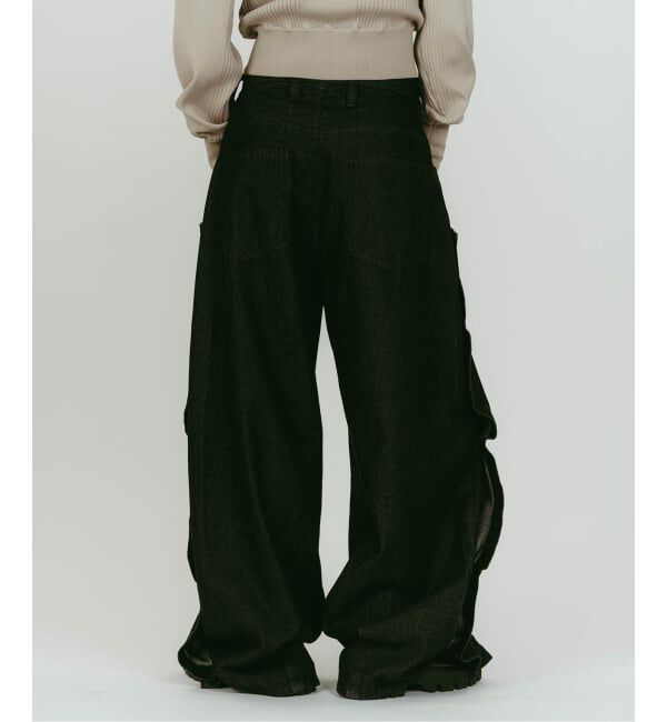 JOINT WORKS「Knuth Marf/クヌースマーフ cling drape denim pants」|デニム|
