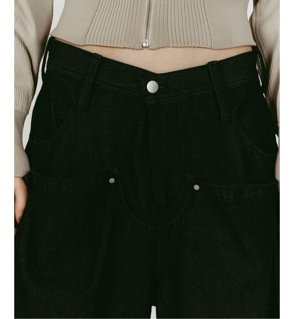 JOINT WORKS「Knuth Marf/クヌースマーフ cling drape denim pants」|デニム|