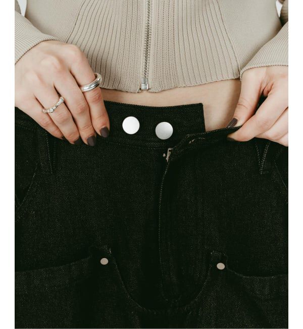 JOINT WORKS「Knuth Marf/クヌースマーフ cling drape denim pants」|デニム|