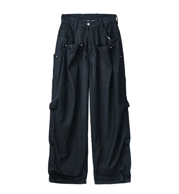 JOINT WORKS「Knuth Marf/クヌースマーフ cling drape denim pants」|デニム|