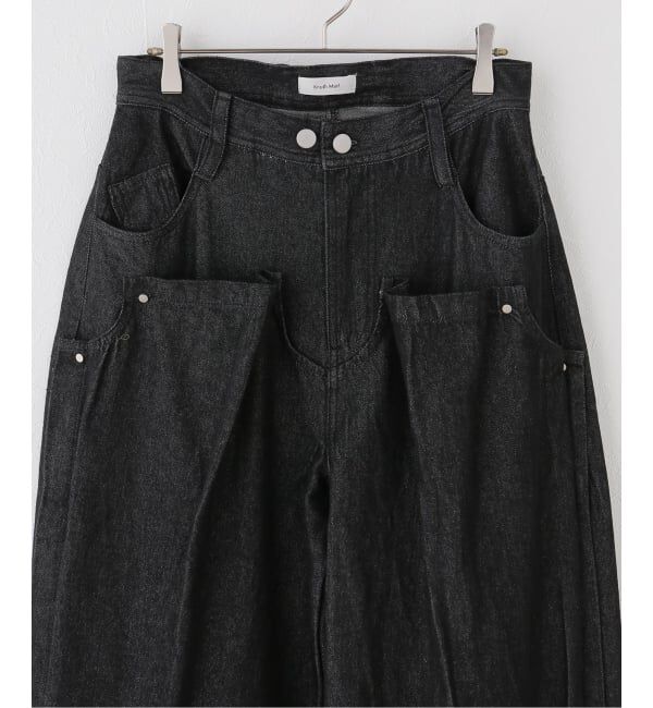 JOINT WORKS「Knuth Marf/クヌースマーフ cling drape denim pants」|デニム|