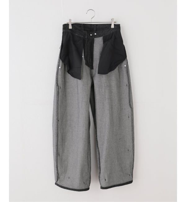 JOINT WORKS「Knuth Marf/クヌースマーフ cling drape denim pants」|デニム|