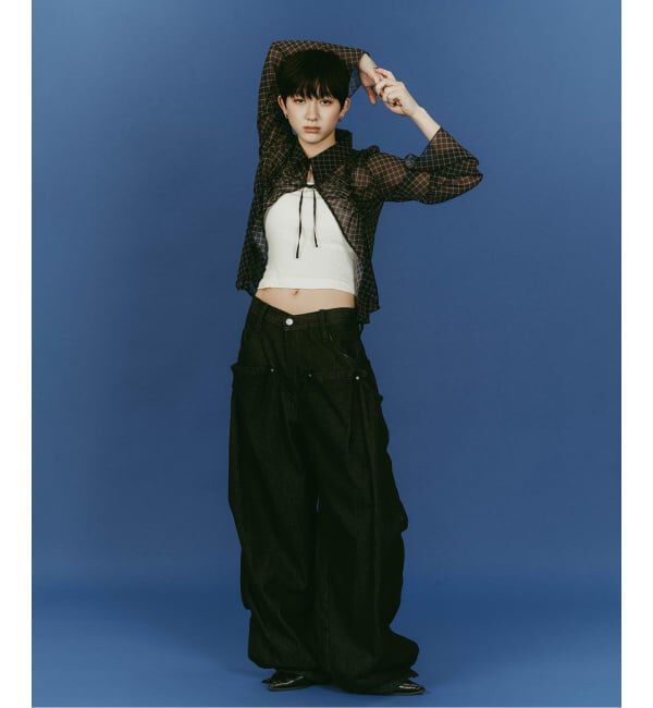 JOINT WORKS「Knuth Marf/クヌースマーフ cling drape denim pants」|デニム|